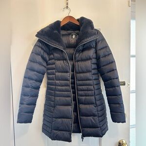 Save the  duck caroline water resistant coat with faux fur lining